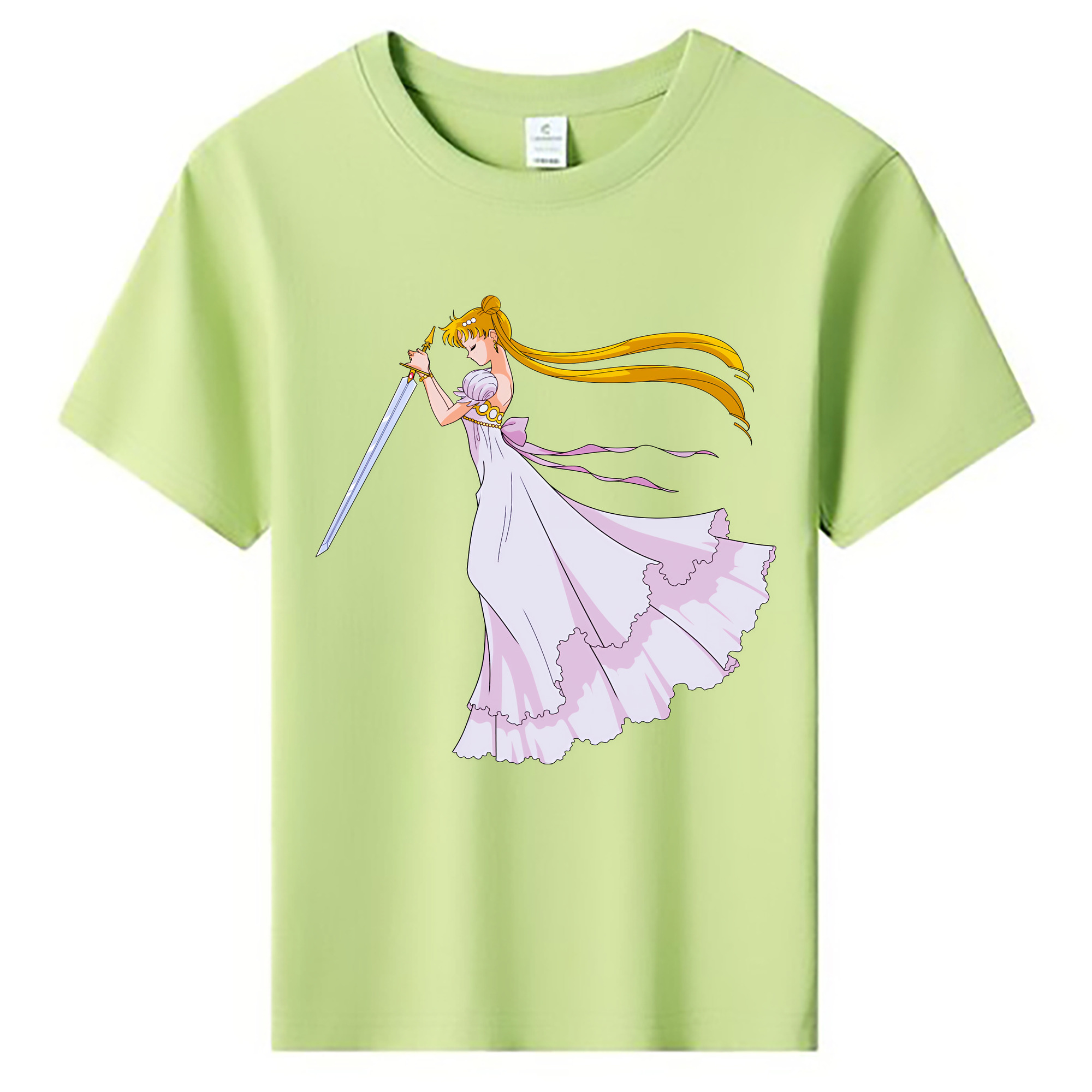 （画像用） 美少女戦士セーラームーン 愛野 美奈子 あいの みなこ Sailor Moon Aino Minako 綿100％キッズTシャツ（フロントプリント）